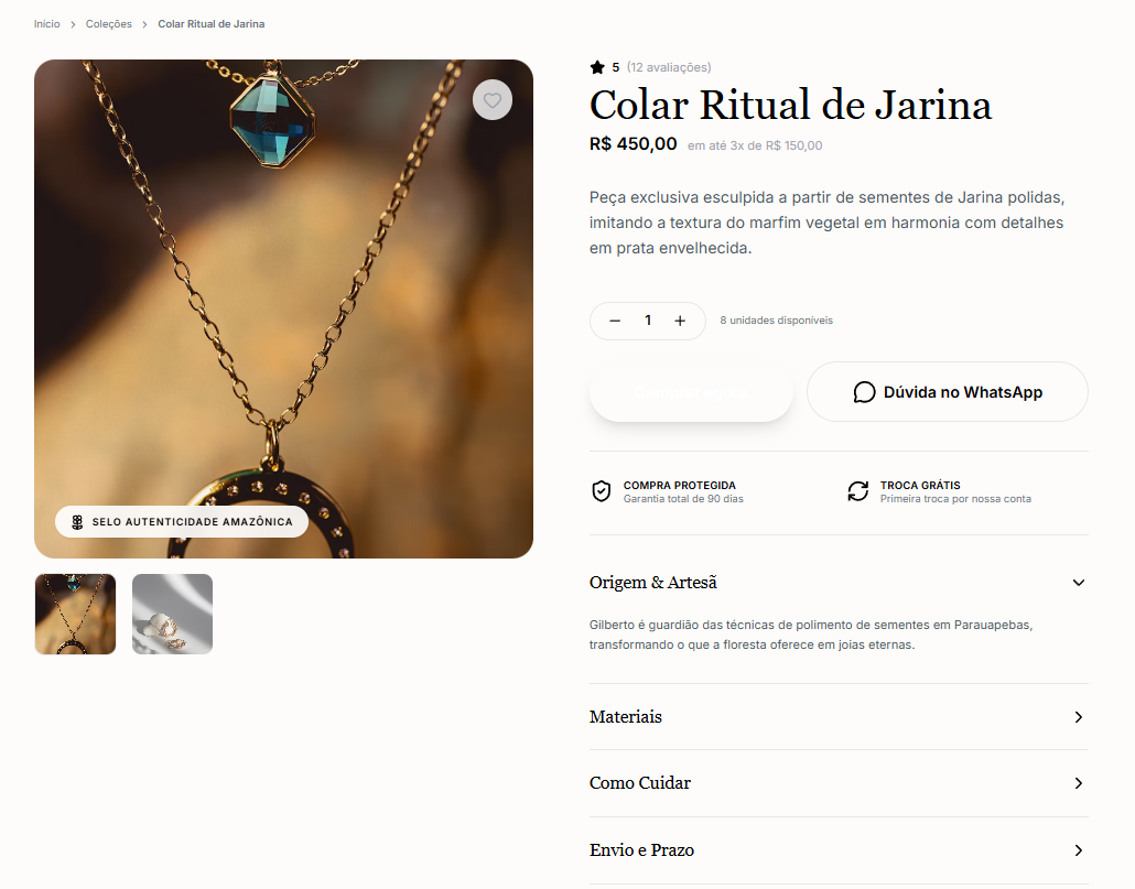 Arumã Biojoias gallery 1